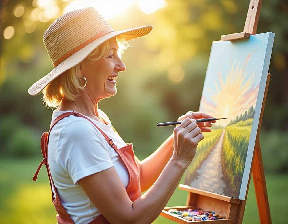 Malerei als Hobby für Frauen ab 50