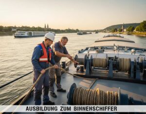 Mehr über den Artikel erfahren Die Ausbildung zum Binnenschiffer