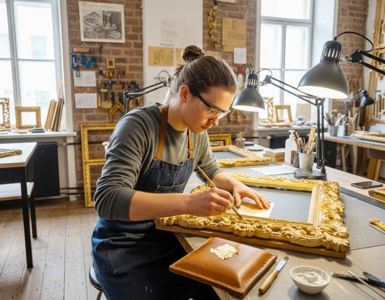 Mehr über den Artikel erfahren Ausbildung zum Vergolder