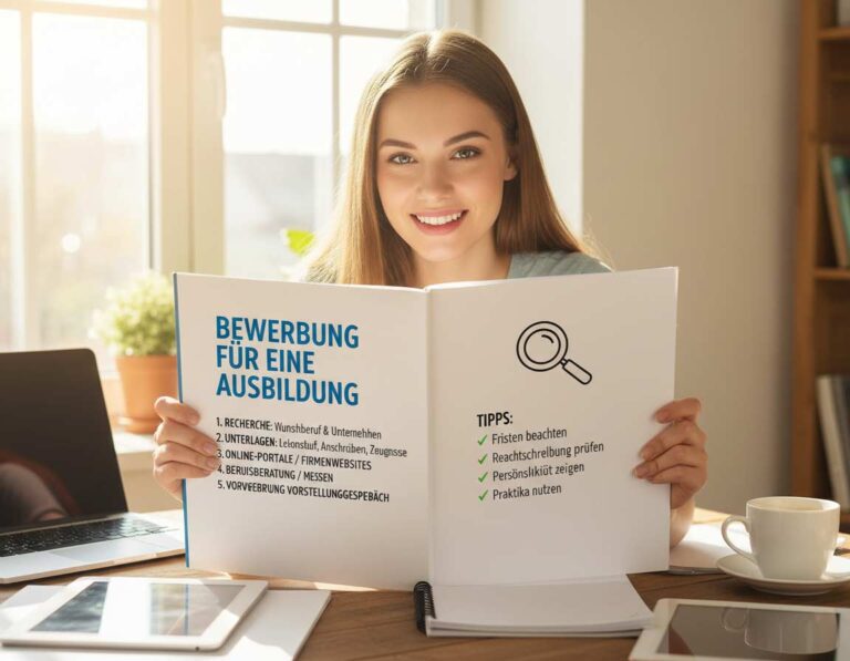 Mehr über den Artikel erfahren Wie bewirbt man sich für eine Ausbildung? Schritt für Schritt erklärt