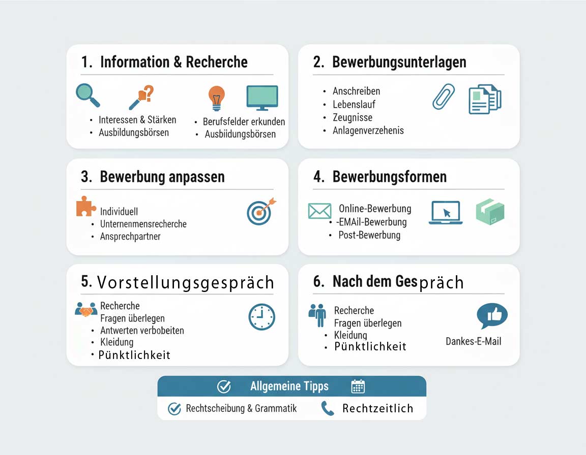 Bewerbungsanleitung