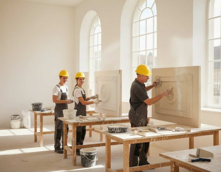 Mehr über den Artikel erfahren Ausbildung zum Stuckateur – Inhalte, Dauer und Karrierechancen