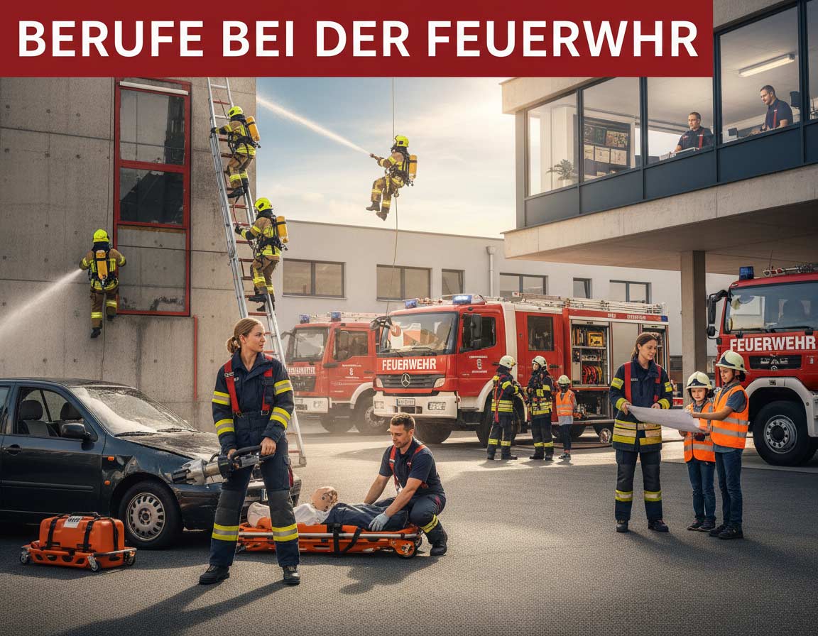 Du betrachtest gerade Berufe bei der Feuerwehr – Einsatz, Spezialisierungen und Karrieremöglichkeiten